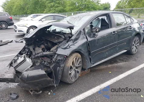 2020 Toyota Corolla Se/Se Nightshade Edition из США, поврежденный, VIN JTDS4RCEXLJ043476